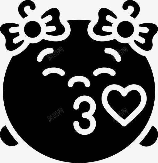 接吻宝贝3蓝色svg_新图网 https://ixintu.com 接吻 宝贝 蓝色