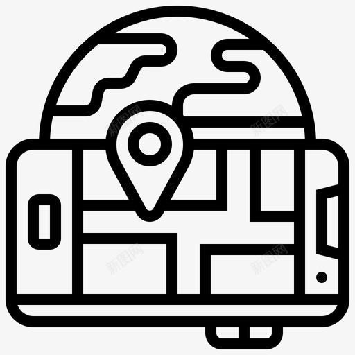 Gps地理45线性svg_新图网 https://ixintu.com Gps 地理 线性