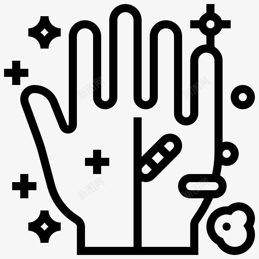 洗手洗手7线性svg_新图网 https://ixintu.com 洗手 线性