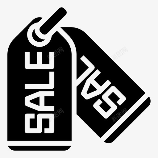 标签超市100填充svg_新图网 https://ixintu.com 标签 超市 填充