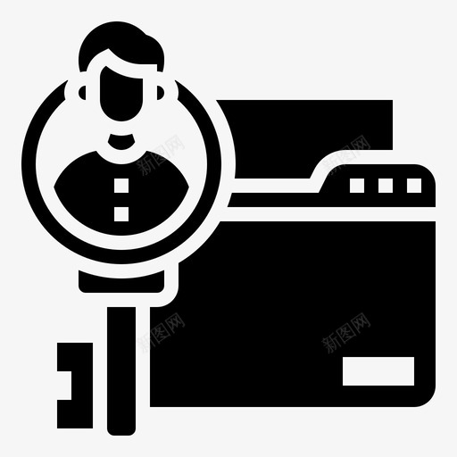 个人信息机密信息15字形svg_新图网 https://ixintu.com 信息 个人 机密 字形
