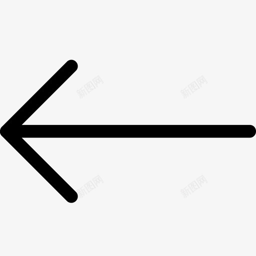 左长箭头svg_新图网 https://ixintu.com 左长 箭头