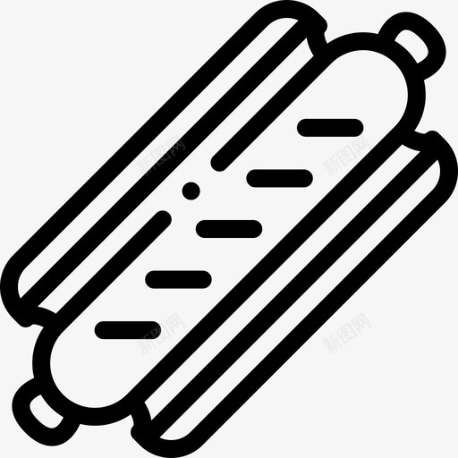 香肠欧洲9号直形svg_新图网 https://ixintu.com 香肠 欧洲 9号 直形