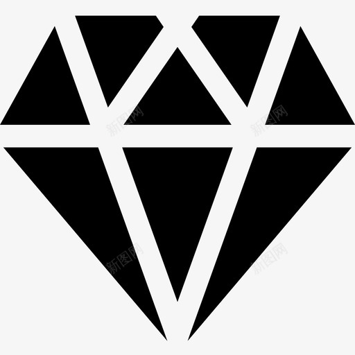 钻石奖励49填充svg_新图网 https://ixintu.com 钻石 奖励 填充