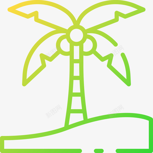 棕榈树巴西狂欢节3渐变色svg_新图网 https://ixintu.com 棕榈树 巴西 狂欢节 渐变 变色