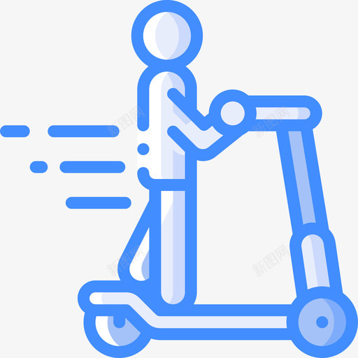 人类摩托车出租蓝色svg_新图网 https://ixintu.com 人类 摩托车 出租 蓝色