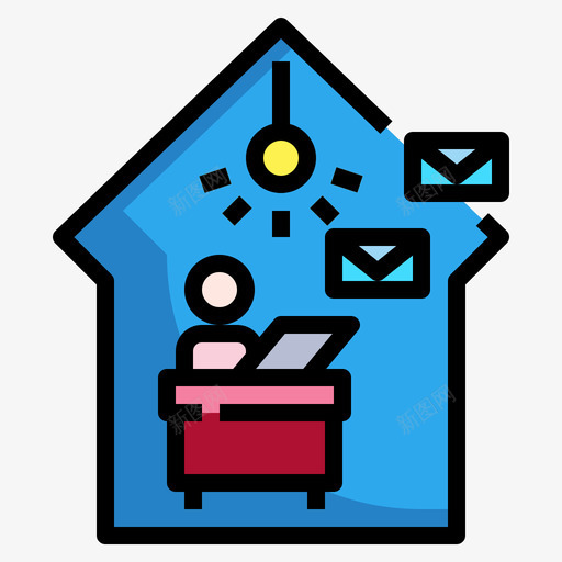 隔离社会距离2线性颜色svg_新图网 https://ixintu.com 隔离 社会 距离 线性 颜色