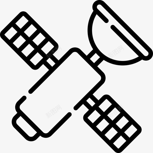 卫星军用89线性svg_新图网 https://ixintu.com 卫星 军用 线性