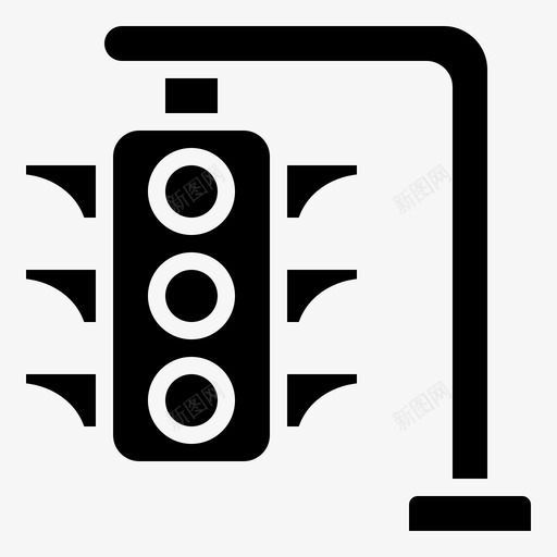 红绿灯交叉口街道svg_新图网 https://ixintu.com 红绿灯 交叉口 街道 城市 地图 导航 标志 标志符 符号