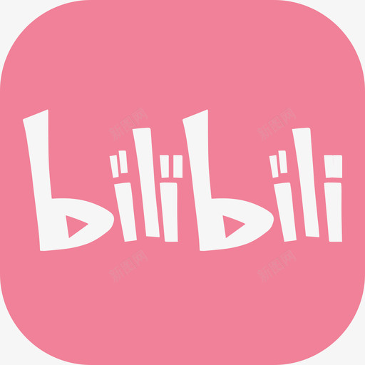 bilibili哔哩哔哩logo图标svg_新图网 https://ixintu.com B站 B站LOGO bilibili icon logo 哔哩哔哩 图标 标志 标识