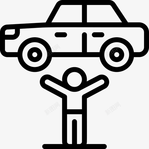 汽车超自然活动1直线型svg_新图网 https://ixintu.com 汽车 超自然 活动 直线 线型