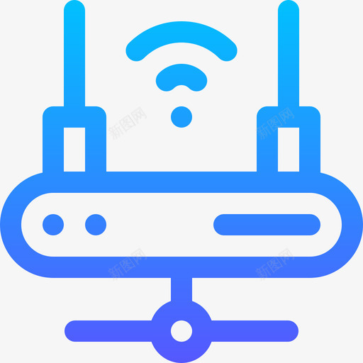 路由器互联网安全61线性颜色svg_新图网 https://ixintu.com 路由器 互联网 安全 线性 颜色