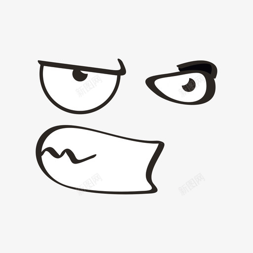 气愤svg_新图网 https://ixintu.com 气愤