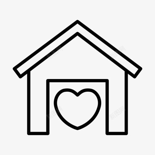 家家庭快乐svg_新图网 https://ixintu.com 家庭 快乐 房子 慈善 大纲