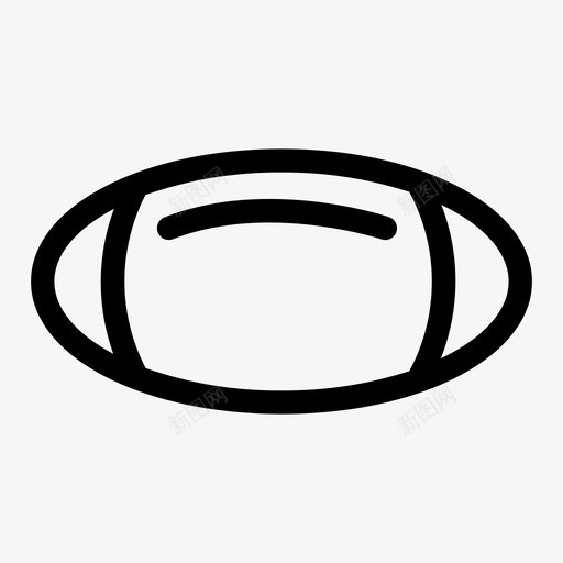美式足球运动球日常偶像svg_新图网 https://ixintu.com 美式 足球 运动 日常 偶像