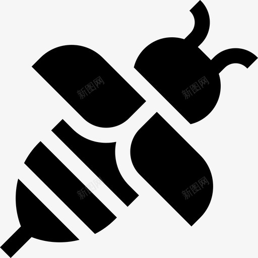 蜜蜂自然155填充svg_新图网 https://ixintu.com 蜜蜂 自然 填充