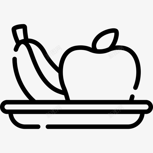 水果健康145直线型svg_新图网 https://ixintu.com 水果 健康 直线 线型