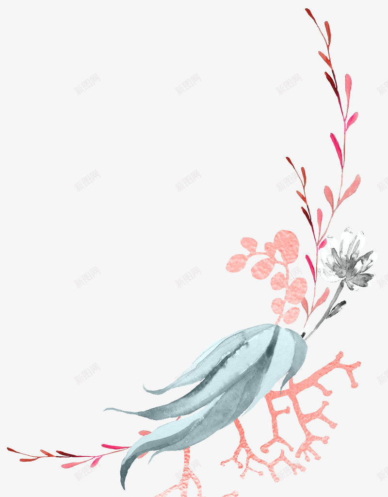 唯美红色珊瑚花卉婚礼请柬装饰模板图案手账74唯美红png免抠素材_新图网 https://ixintu.com 唯美 红色 珊瑚 花卉 婚礼 请柬 装饰 模板 图案 手账