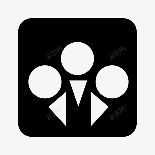 赞助学术会议线性svg_新图网 https://ixintu.com 赞助 学术会议 线性