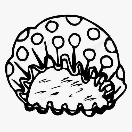 淋浴帽卫生素描svg_新图网 https://ixintu.com 淋浴 浴帽 素描 卫生