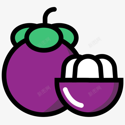 山竹svg_新图网 https://ixintu.com 山竹