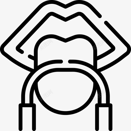 舌头清洁剂卫生消毒9线性svg_新图网 https://ixintu.com 舌头 清洁剂 卫生 消毒 线性