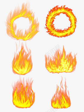 火火焰火苗消防图火焰图标图标