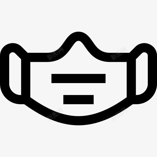 医用面罩在家工作72线性svg_新图网 https://ixintu.com 医用 面罩 在家 工作 线性
