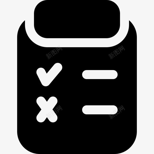 剪贴板在线学习131已填充svg_新图网 https://ixintu.com 剪贴板 在线学习 填充
