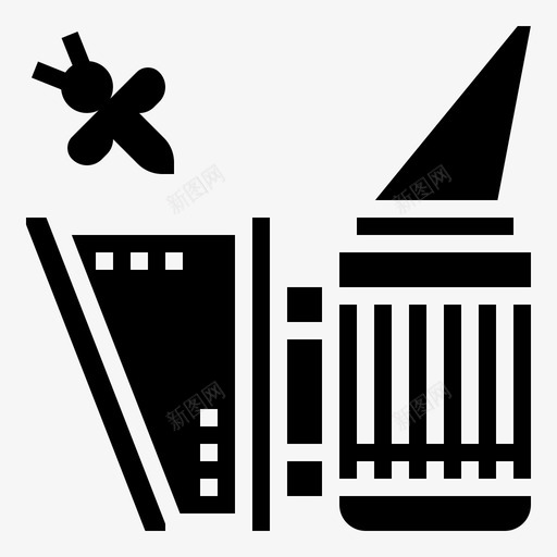 烟民养蜂农场svg_新图网 https://ixintu.com 养蜂 烟民 农场 罐头 元素 字形