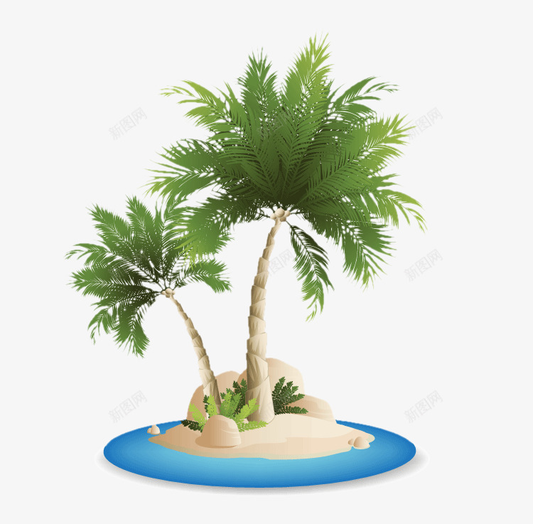 沙滩海边夏日免扣沙滩免扣png免抠素材_新图网 https://ixintu.com 免扣 夏日 沙滩 海边