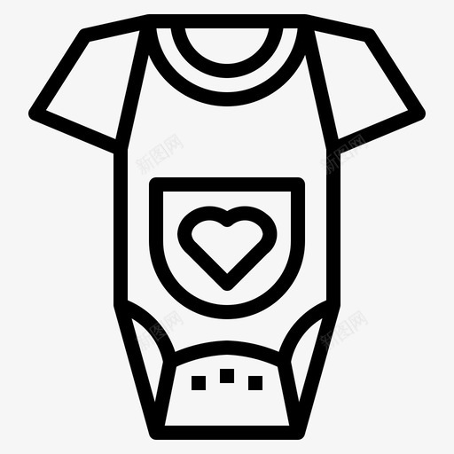 onesie服装时尚svg_新图网 https://ixintu.com onesie 服装 时尚 连身 宝贝 偶像