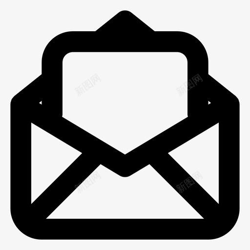 邮件信封收件箱svg_新图网 https://ixintu.com 邮件 信封 收件箱 信件 新邮件 电子商务 用户界面
