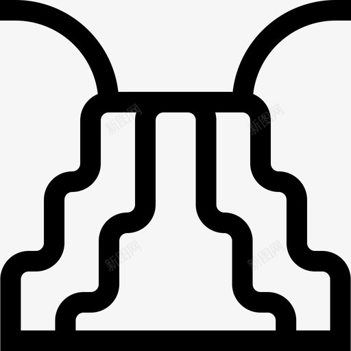 河流假日77线性svg_新图网 https://ixintu.com 河流 假日 线性
