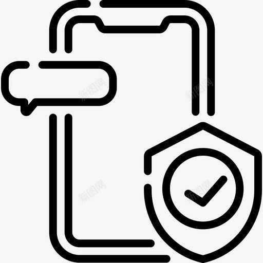 聊天网络安全55线性svg_新图网 https://ixintu.com 聊天 网络安全 线性