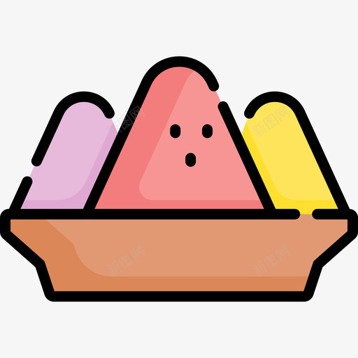排灯节印度81线性颜色svg_新图网 https://ixintu.com 灯节 印度 线性 颜色