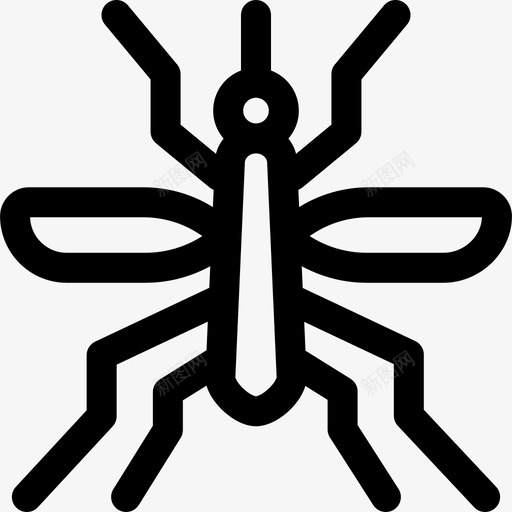 蚊子野营200直线型svg_新图网 https://ixintu.com 蚊子 野营 直线 线型