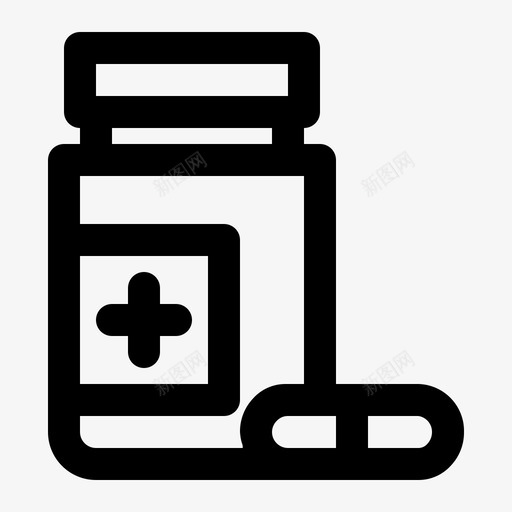 药品买家电子商务svg_新图网 https://ixintu.com 电子商务 药品 买家 药瓶 卖家 商店 圆通