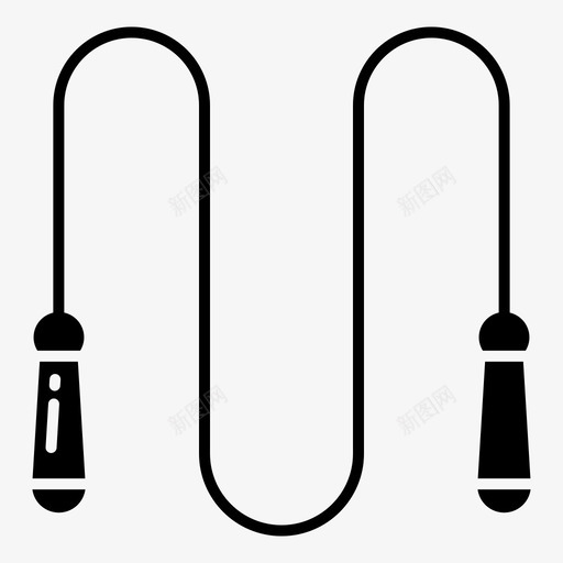 跳绳玩具51字形svg_新图网 https://ixintu.com 跳绳 玩具 字形