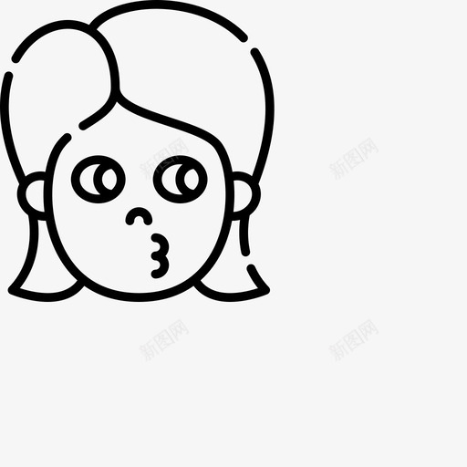 害羞表情68直率svg_新图网 https://ixintu.com 害羞 表情 直率