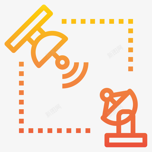 卫星信号通信244梯度svg_新图网 https://ixintu.com 卫星 信号 通信 梯度