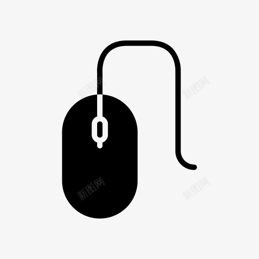 鼠标商业和管理第二卷固体svg_新图网 https://ixintu.com 鼠标 商业 管理 第二 固体