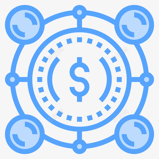 网络金融53蓝色svg_新图网 https://ixintu.com 网络 金融 蓝色