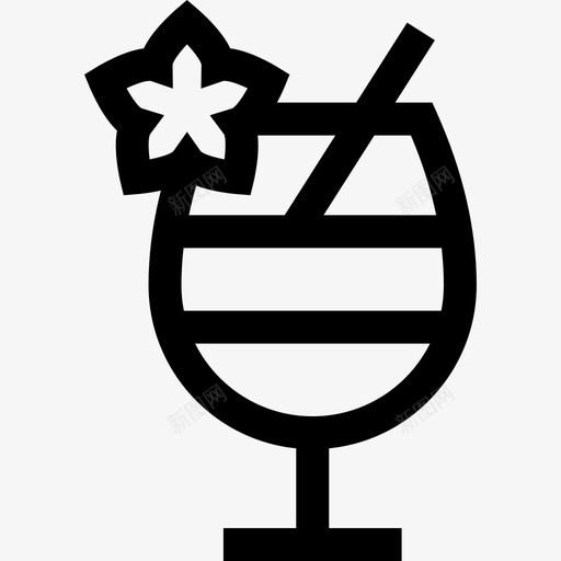 鸡尾酒夏威夷32直系svg_新图网 https://ixintu.com 鸡尾酒 夏威夷 直系
