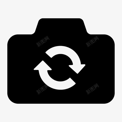 切换摄像头svg_新图网 https://ixintu.com 切换 摄像头