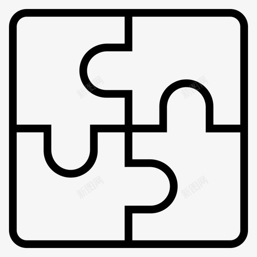 知识拼图搜索引擎优化svg_新图网 https://ixintu.com 拼图 知识 搜索引擎 优化 战略 在线学习 线图 图标