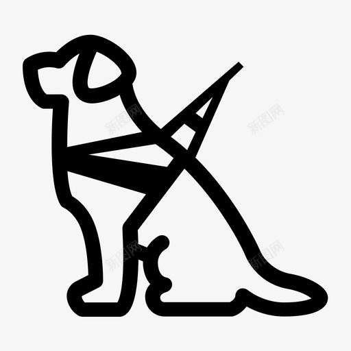 携带服务犬旅客svg_新图网 https://ixintu.com 携带 服务 旅客