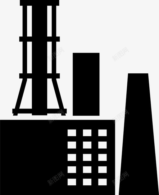 工厂建筑工业svg_新图网 https://ixintu.com 工厂 建筑 工业 生产 商业