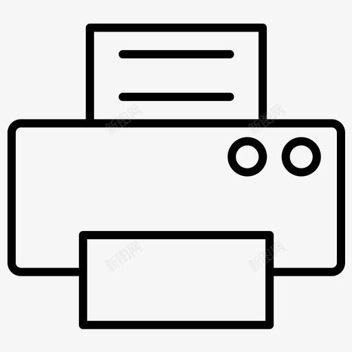 打印机设备电子设备加粗线条集533svg_新图网 https://ixintu.com 打印机 设备 电子设备 加粗 粗线条