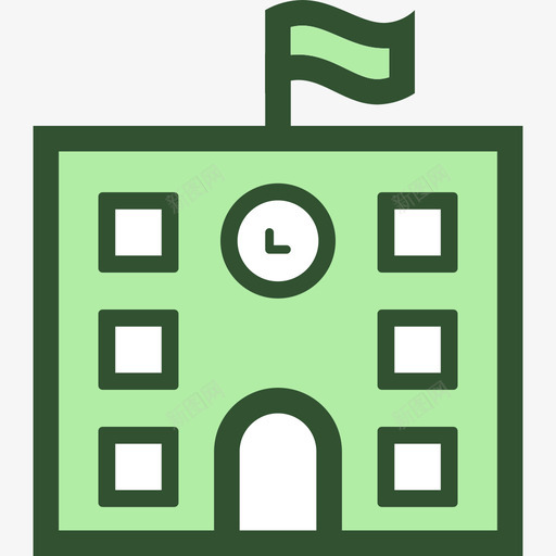 教学楼svg_新图网 https://ixintu.com 教学楼 资源